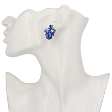 Sapphire Crystal Stud Earrings