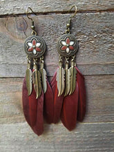 Calypso Gypsy Feather Earrings