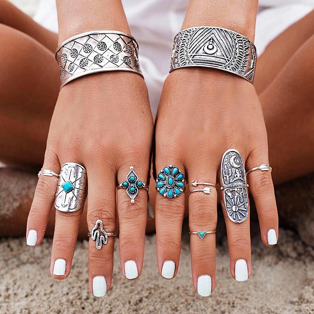 Amazon.com: Xerling Silver Finger Nail Rings Bling Crystal Rings for Women  Dainty Rhinestone Fingertip Rings Gem Stone Fingernail Rings Aesthetic  Statement Rings for Teen Girls (Yellow Stone) : Clothing, Shoes & Jewelry