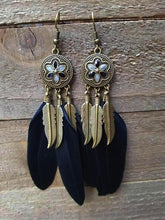 Calypso Gypsy Feather Earrings