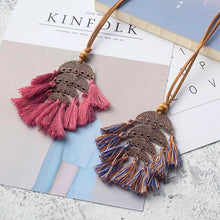 Crescent Tassel Choker Necklace