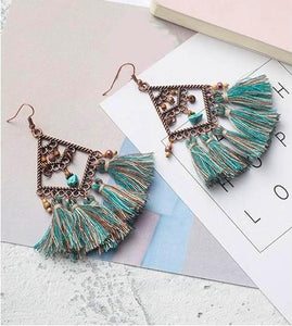 Mermaid Mix Tassel Earrings