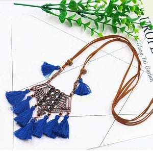 Mermaid Tassel Choker Necklace