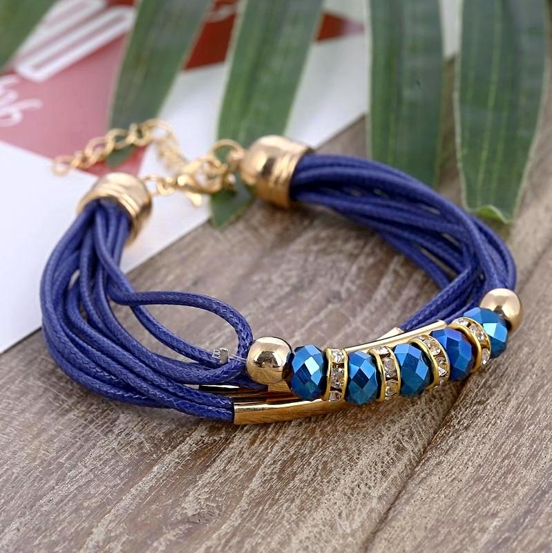 Blue Multi-Strand Bracelet