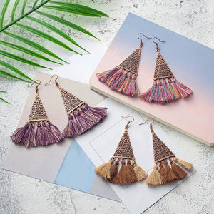 Barbados Tassel Earrings KEISELA