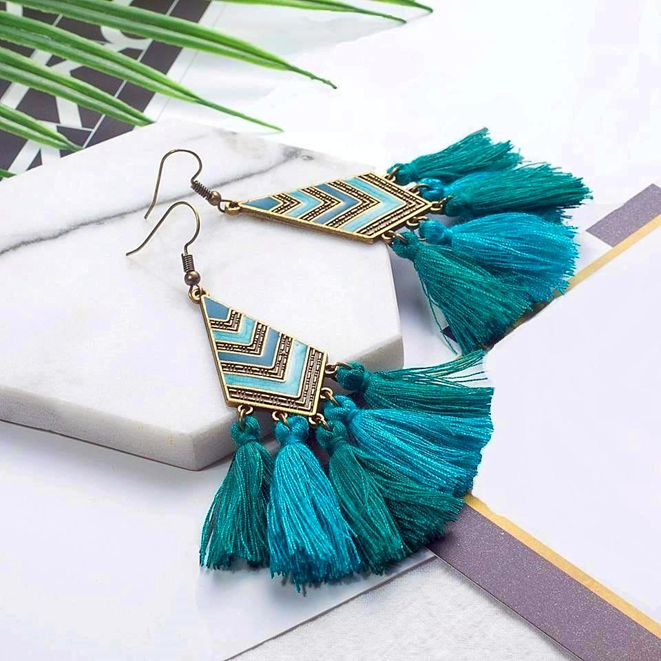 Cozumel Tassel Earrings KEISELA