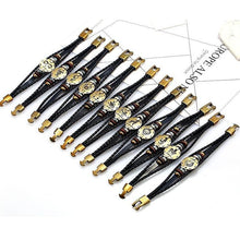 Celestial Hematite Zodiac Sign Leather Bracelet