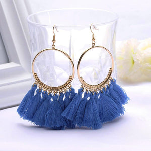 Mermaid Dream Tassel Earrings