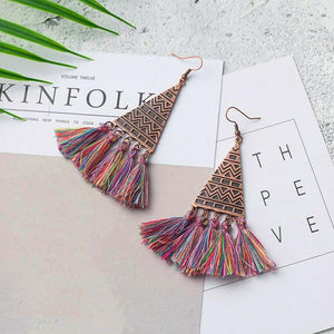 Barbados Tassel Earrings KEISELA