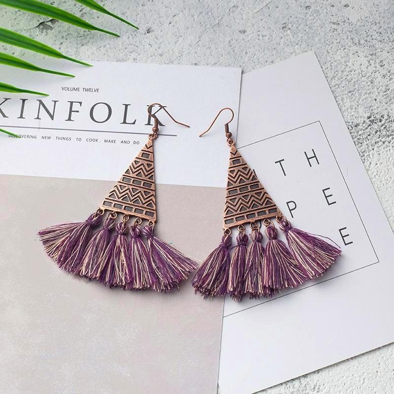 Barbados Tassel Earrings KEISELA