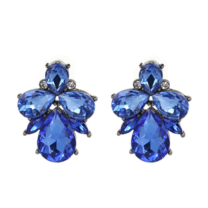 Sapphire Crystal Stud Earrings