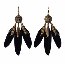 Calypso Gypsy Feather Earrings