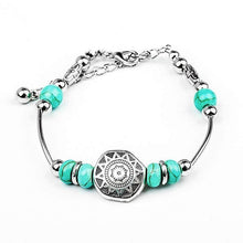 Sun Medallion Turquoise Bracelet