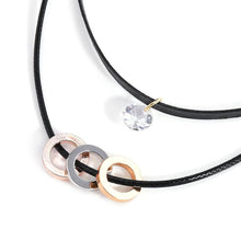 Crystal Double-Layer Choker Necklace