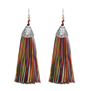 Nassau Rainbow Tassel Earrings KEISELA