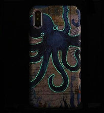 Nautical Octopus Glow iPhone Case