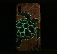 Nautical Sea Turtle Glow iPhone Case