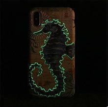 Nautical Seahorse Glow iPhone Case