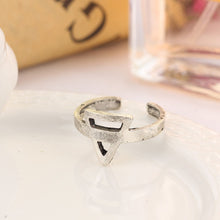 OM Symbol Opalite Healing Stone Ring Set