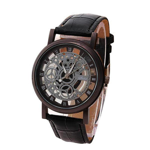 Nautical Skeleton Leather Watch