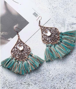 Mermaid Mar Tassel Earrings