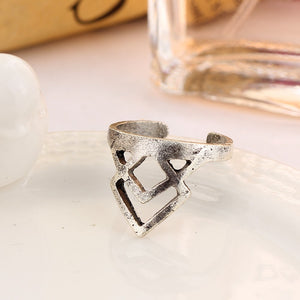 OM Symbol Opalite Healing Stone Ring Set