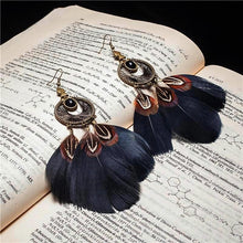 Dream Catcher Feather Earrings