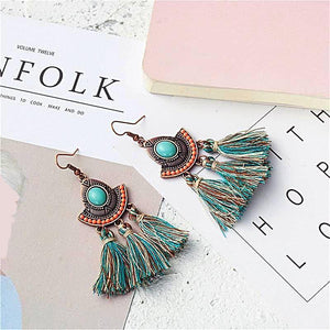 Havana Tassel Earrings