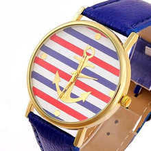 Nautical Style Leather Watch