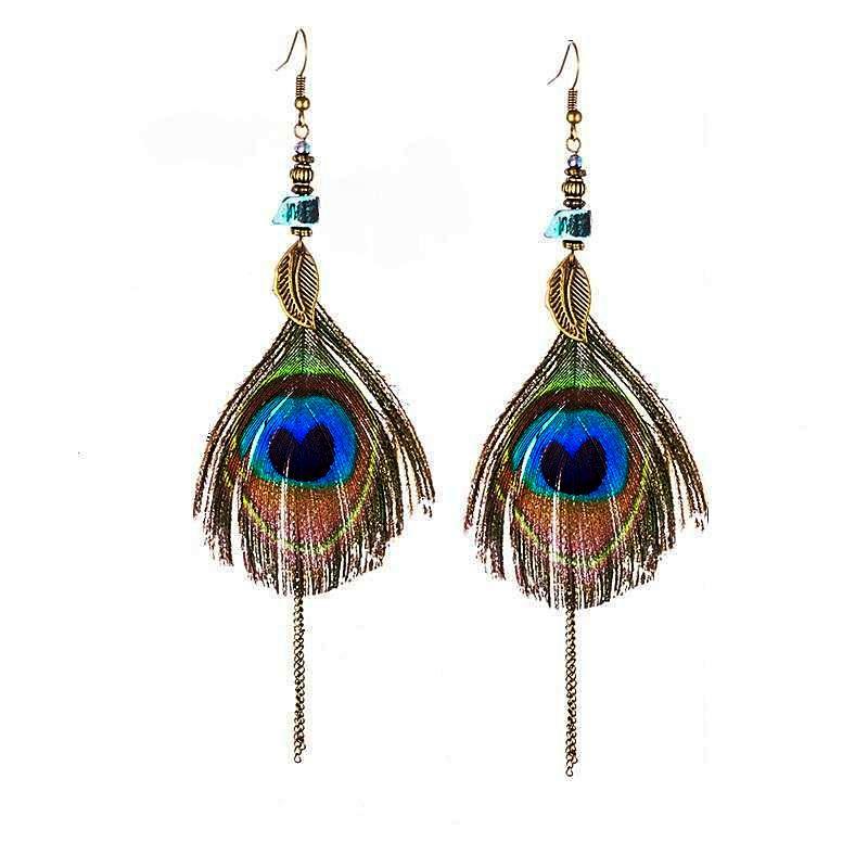 Bali Bliss Feather Earrings