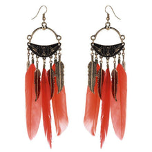 Island Vibe Feather Earrings