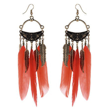 Island Vibe Feather Earrings