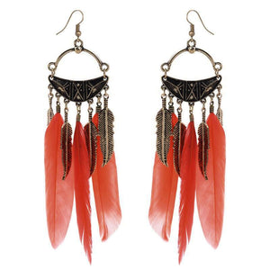 Island Vibe Feather Earrings