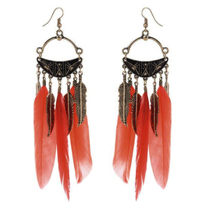 Island Vibe Feather Earrings