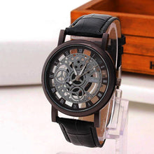 Nautical Skeleton Leather Watch