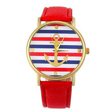 Nautical Style Leather Watch