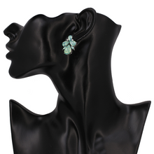 Mint Opal Crystal Stud Earrings