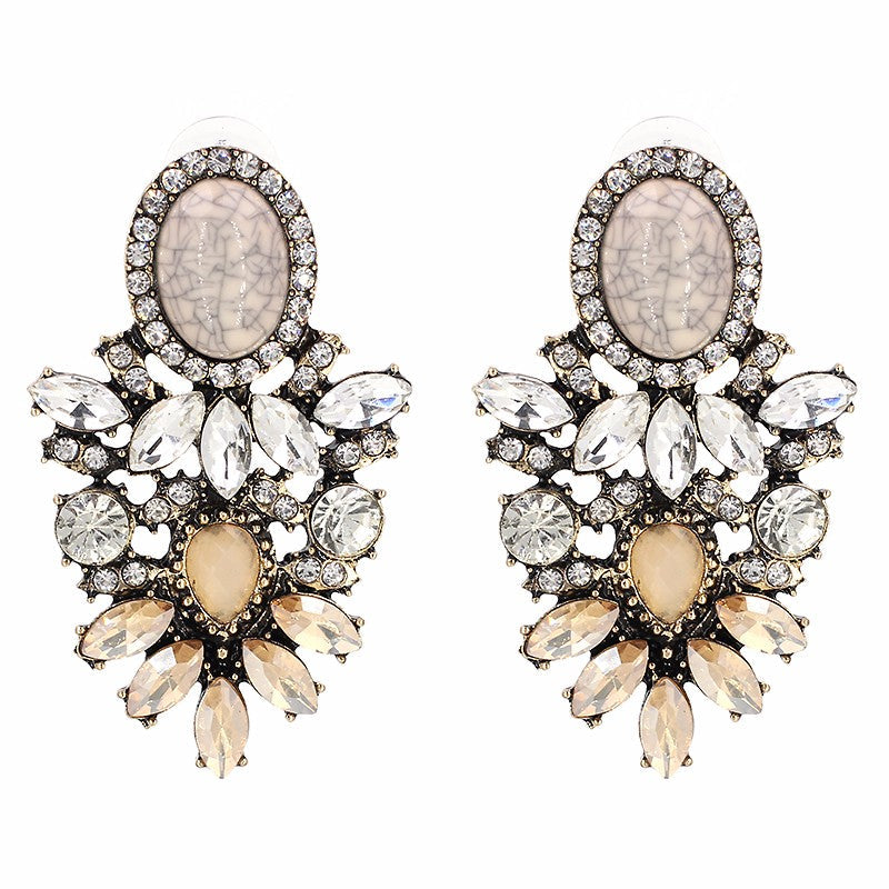 Arenia Crystal Stud Earrings