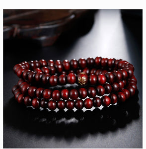 Rosewood Yoga Mala Bead Bracelet/Neckalce