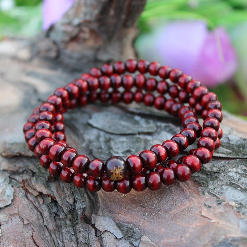 Rosewood Yoga Mala Bead Bracelet/Neckalce