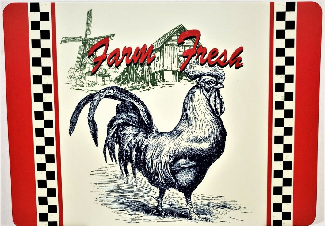 Rooster Placemats Set