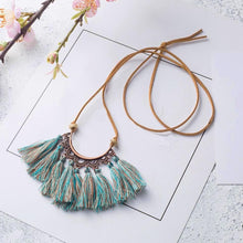 Arch Tassel Choker Necklace