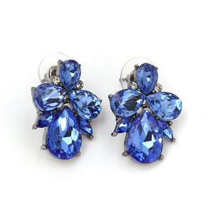 Sapphire Crystal Stud Earrings