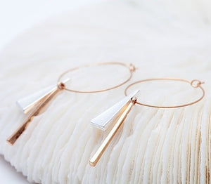 Geometric Hoop Earrings