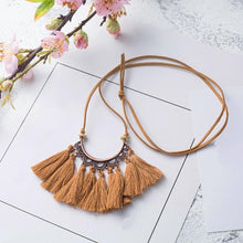 Arch Tassel Choker Necklace